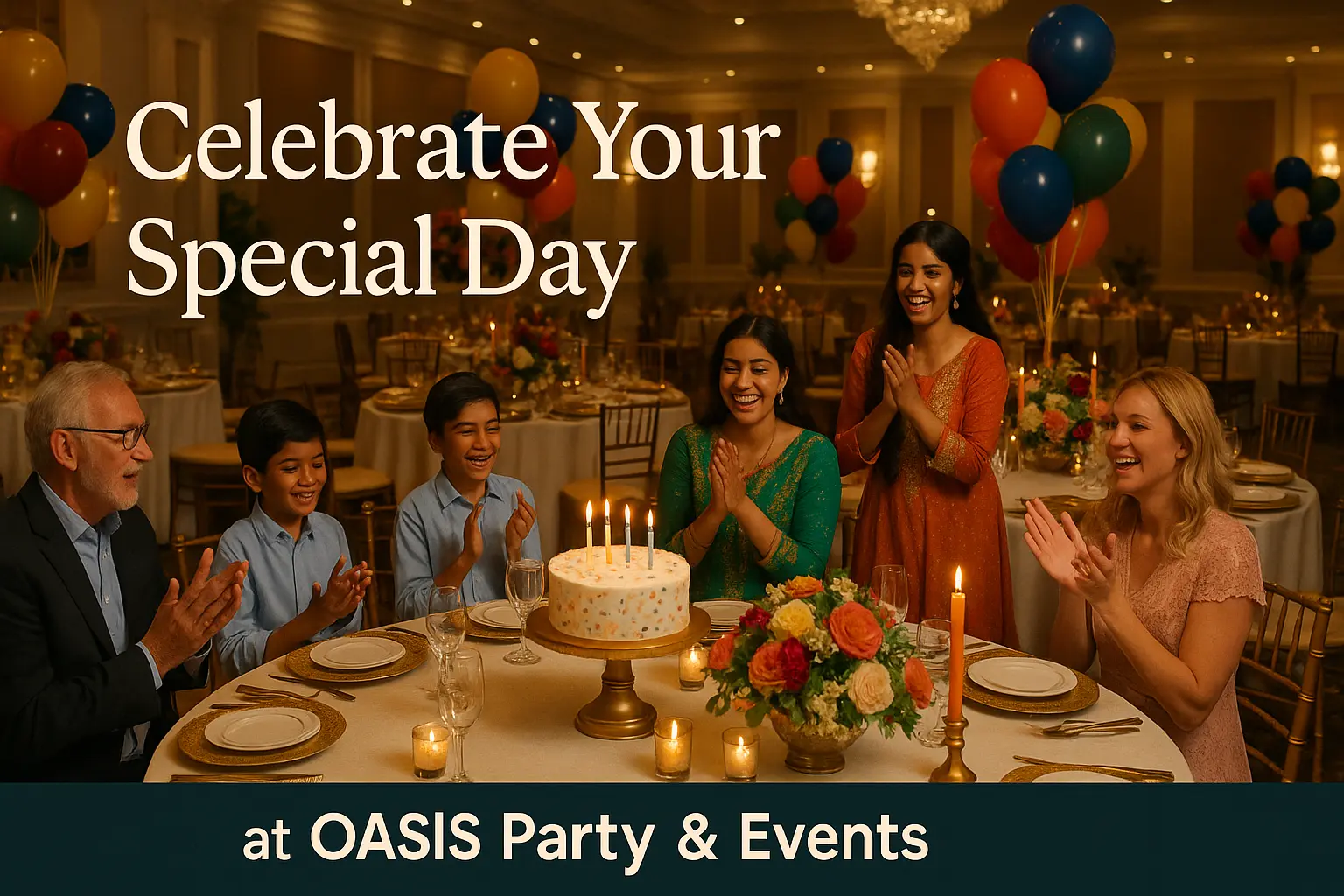 Celebreate your Specail day 1 - Oasis Party & Events
