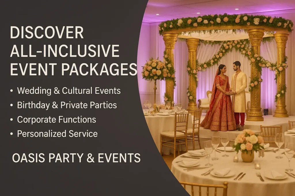 Discover All Inclusive Event Packages at Oasis Party Events - Oasis Party & Events