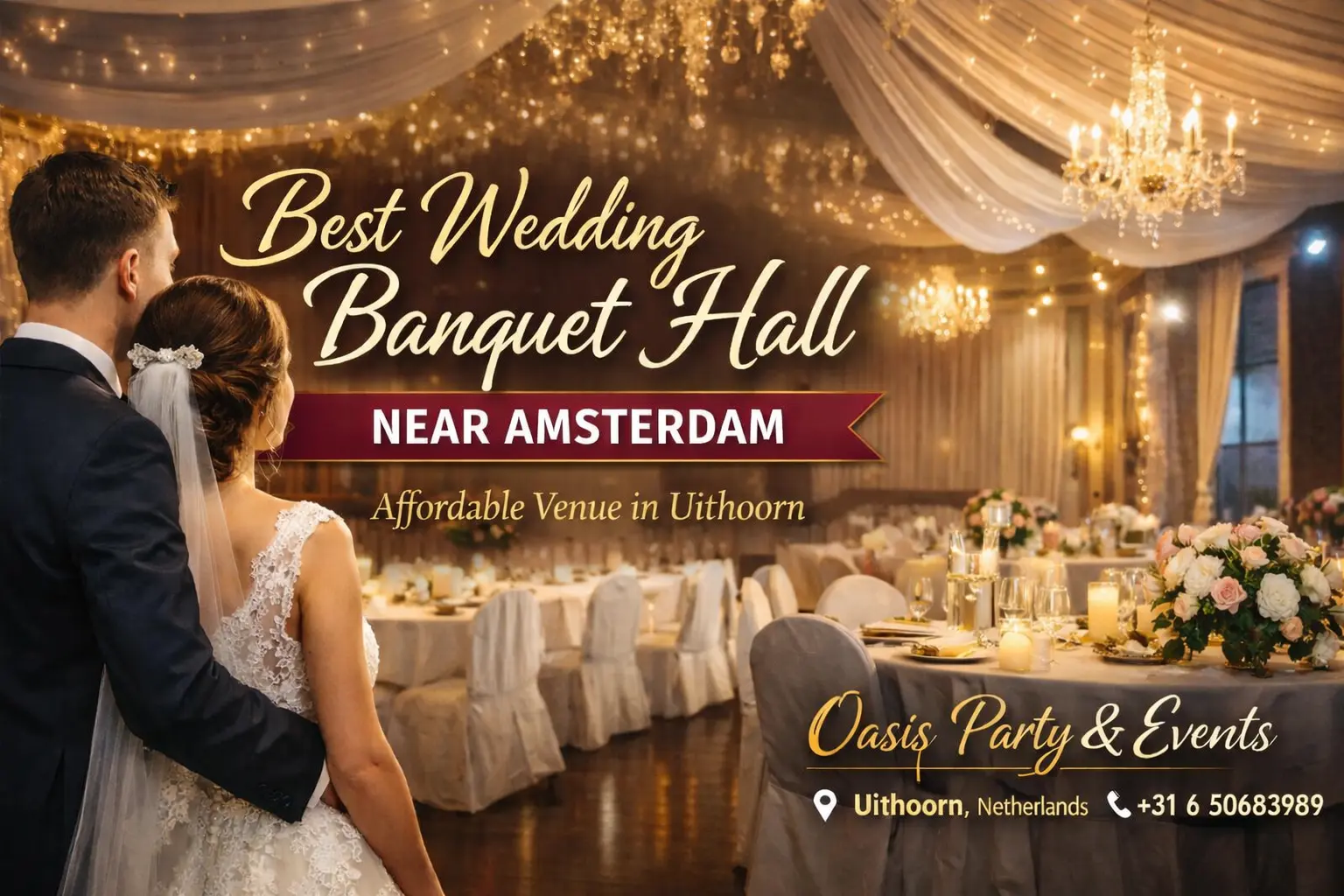 Best Wedding Banquet Hall Near Amsterdam – Affordable Venue in Uithoorn