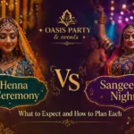 Henna Ceremony vs Sangeet Night