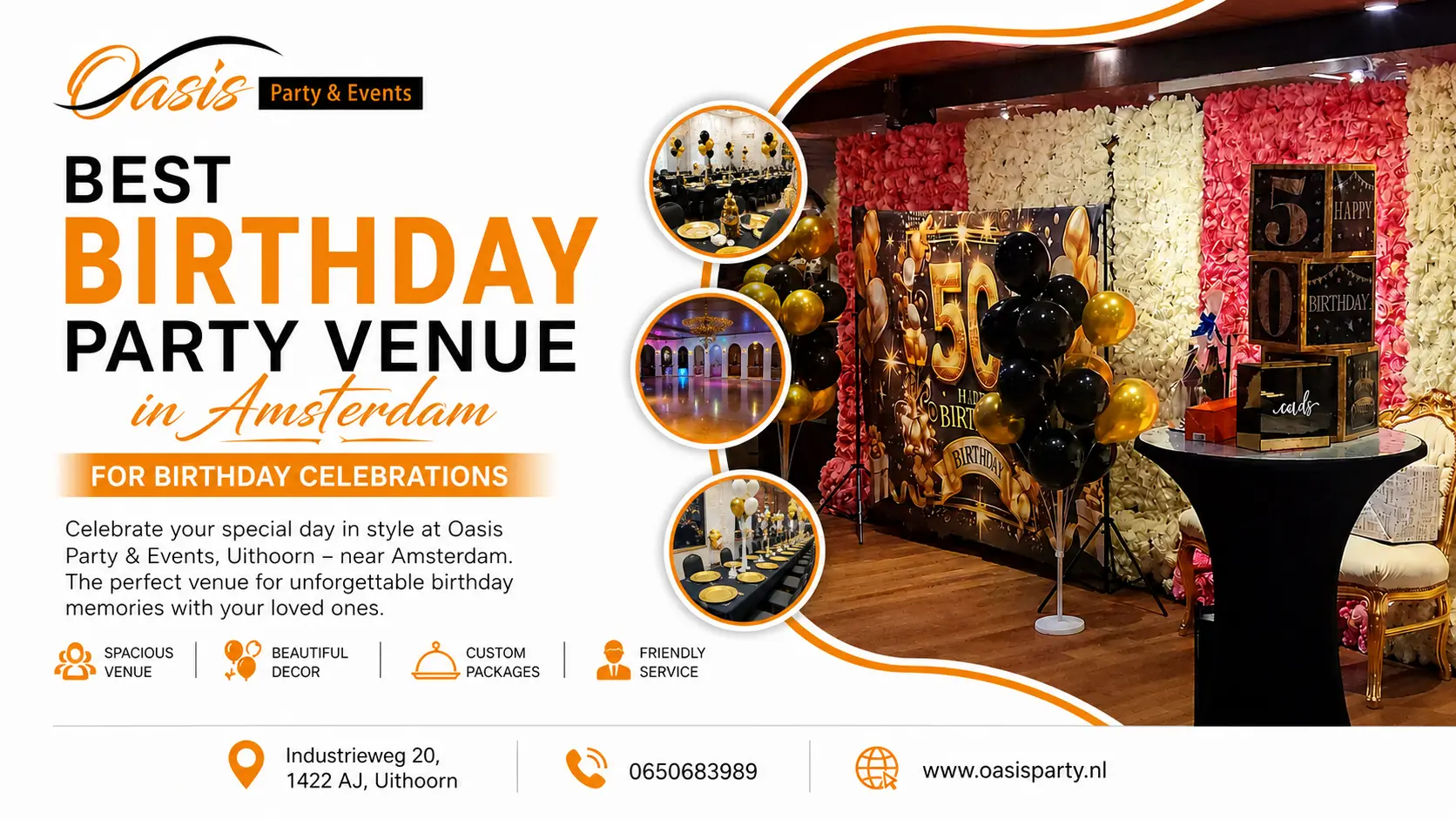 Best Birthday Party Venue in Amsterdam for Birthday Celebrations