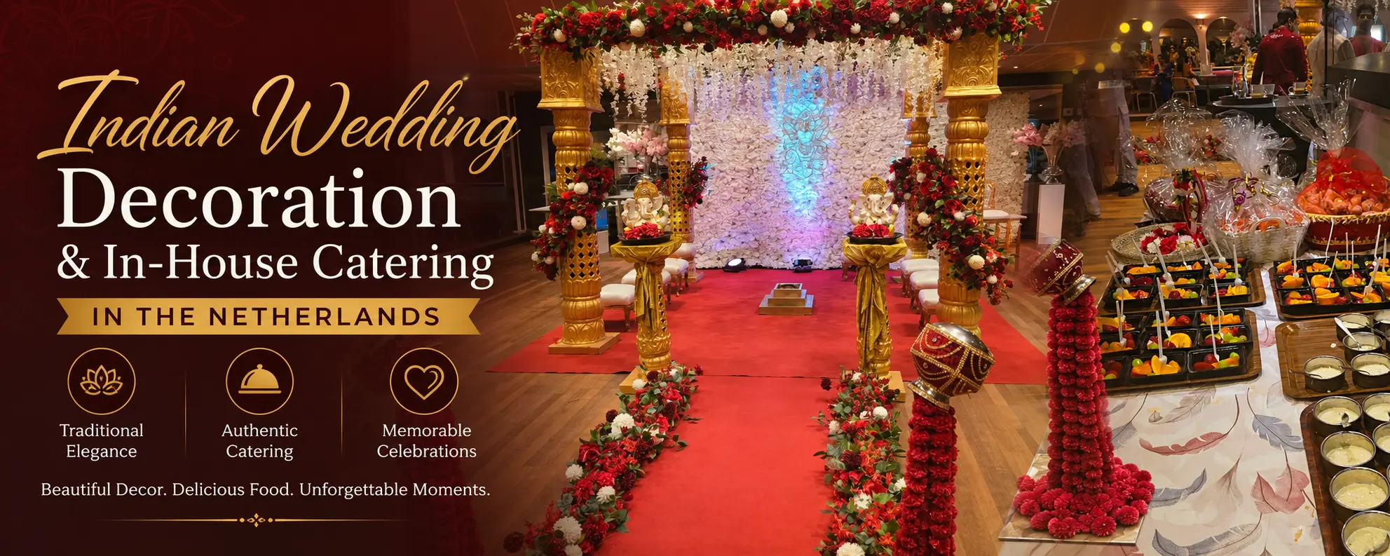 Indian Wedding Decoration & In-House Catering in the Netherlands